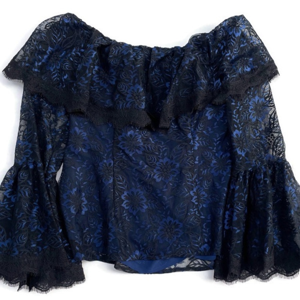 White House Black Market Lace Off The Shoulder Top 2P